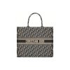 디올 라지 북 토트백 에크루 블루 오블리크 M1286ZRIW-M828 #41.5*5*32cm