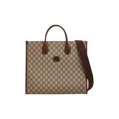 구찌 미디움 토트 인터로킹 G GG 슈프림 674148-92THG-8563 #30*33*12cm