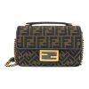 펜디 바게트 체인 미디 FF 자카드 패브릭백 브라운 8BR793AKBZF1EM3 #24*7*14.5cm