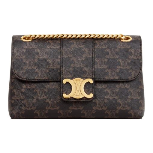 셀린느 트리옹프 캔버스 틴 빅투아르백 탄 116592FRH-04LU #25*8*15cm