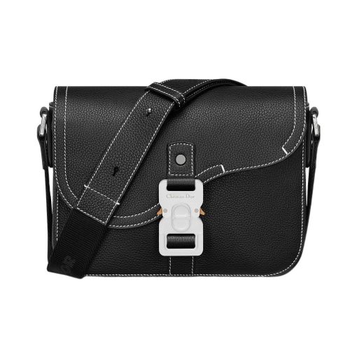 디올 스몰 라이트 새들 백 스트랩 블랙 그레인드 카프스킨 1ADPO049YKK-H00N #23*6*17.5cm