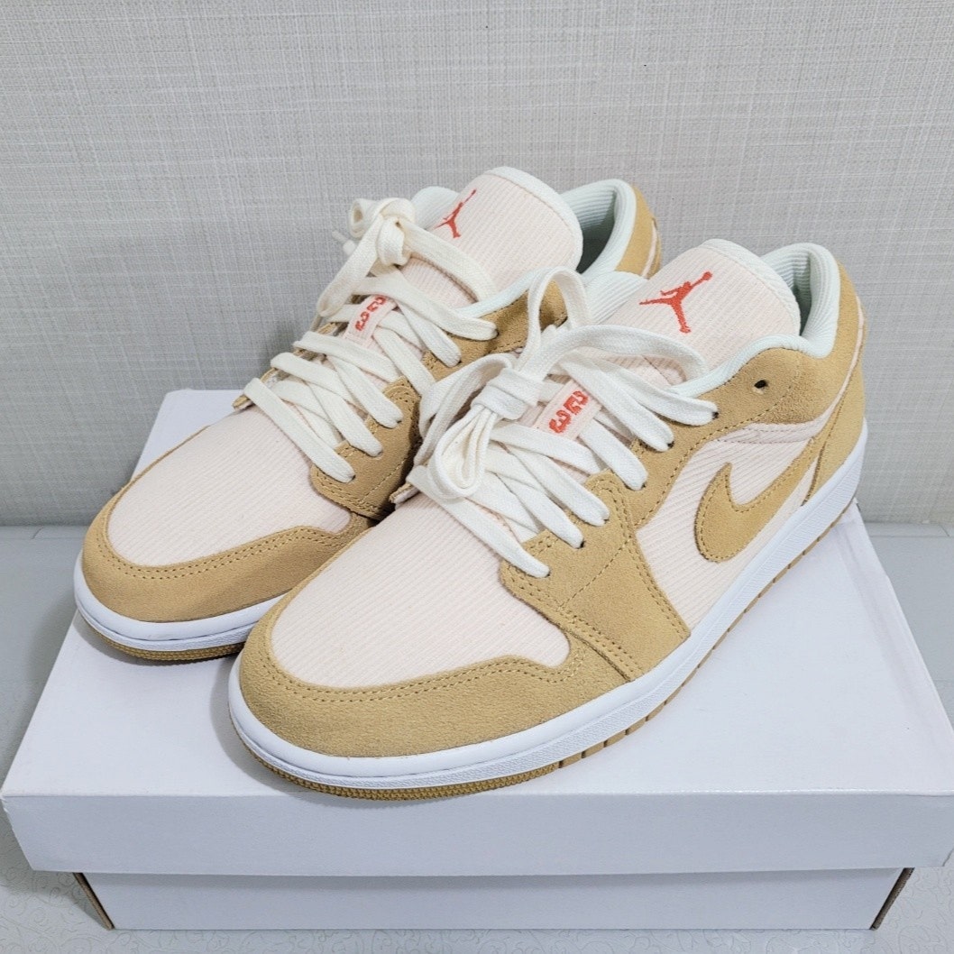 조던 1 로우 SE 코듀로이 탄 DH7820-700 photo review