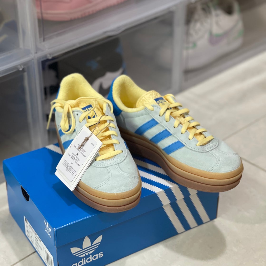 아디다스 가젤 볼드 올모스트 블루 브라이트 블루 IE0430 photo review