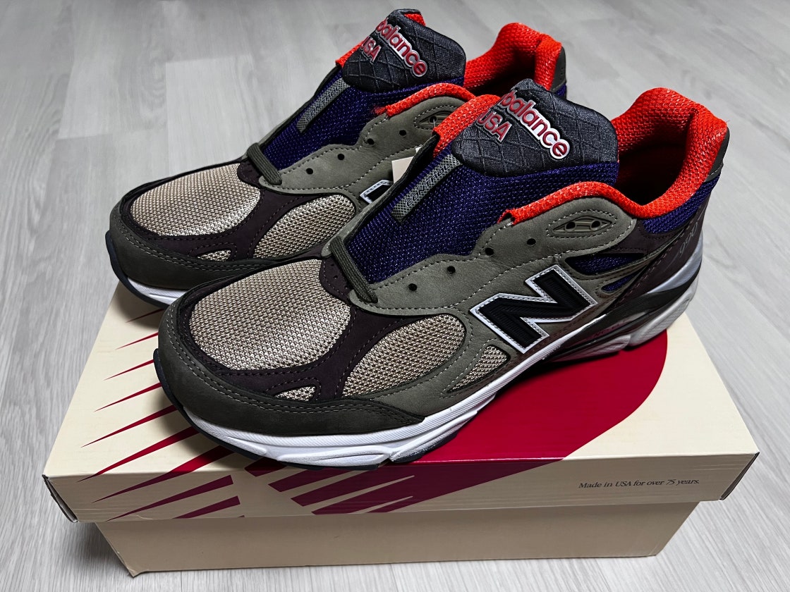 뉴발란스 990v3 메이드 인 USA 탄 오렌지 M990BT3 photo review