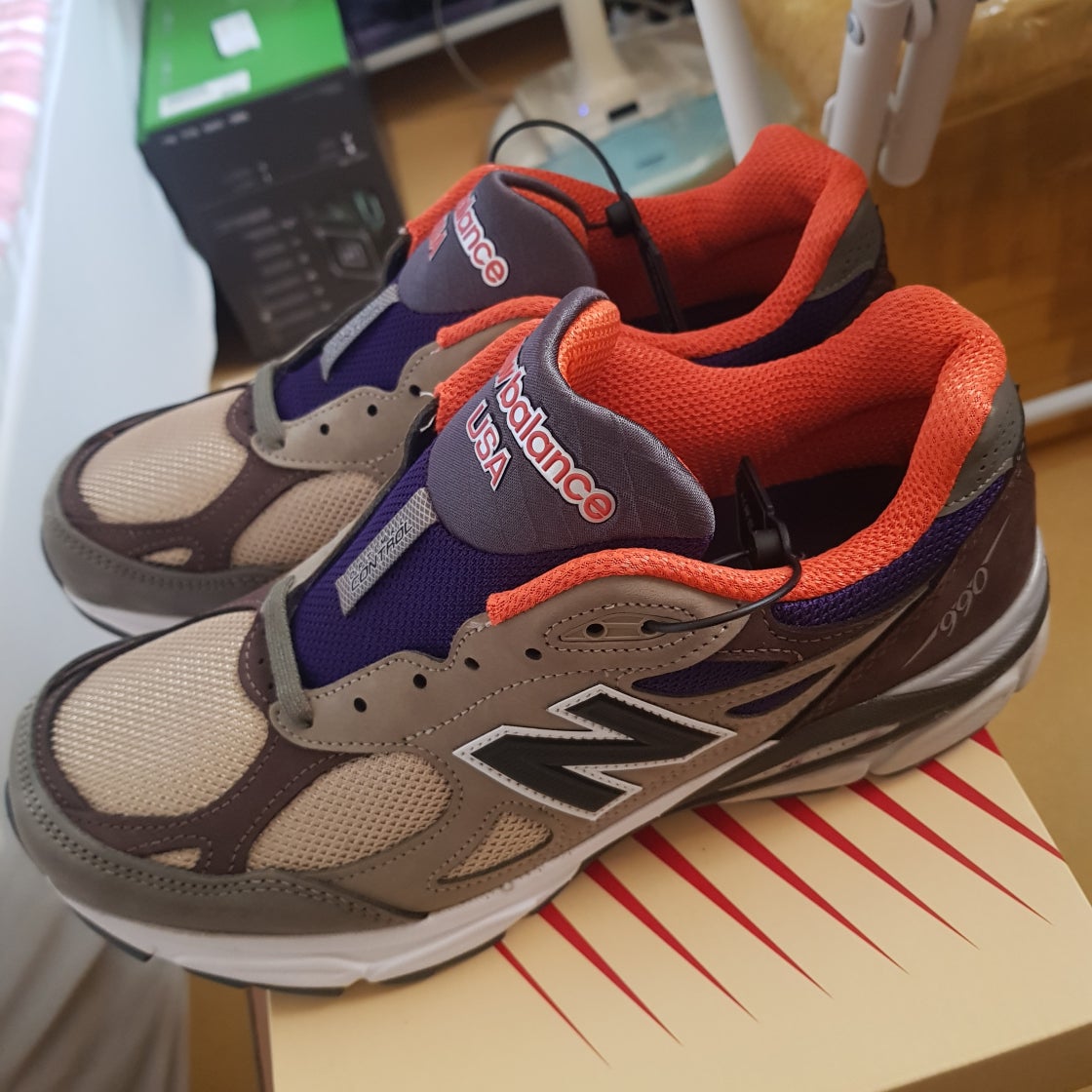 뉴발란스 990v3 메이드 인 USA 탄 오렌지 M990BT3 photo review
