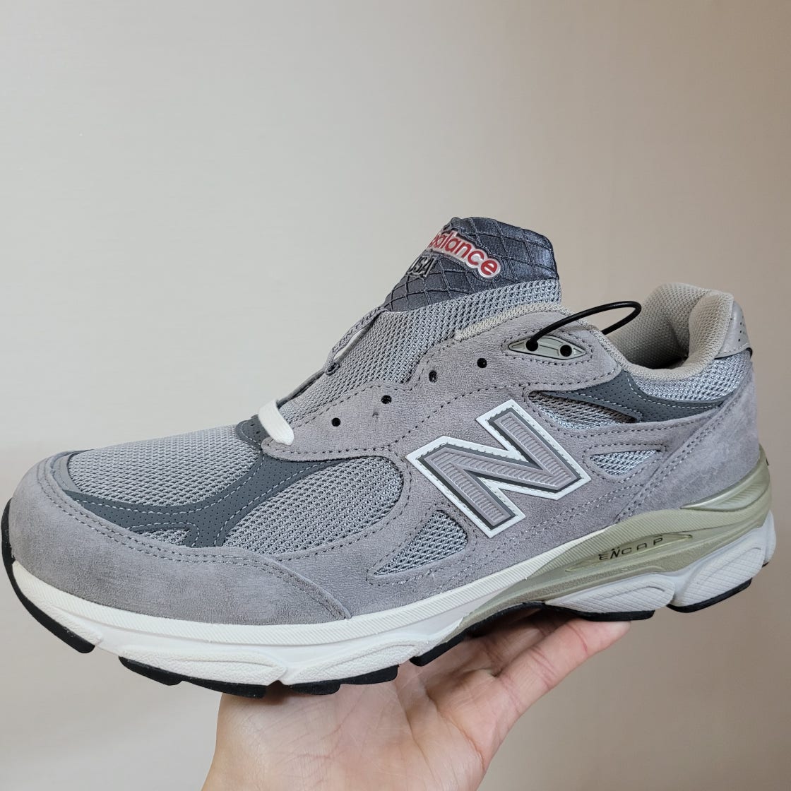뉴발란스 990v3 메이드 인 USA 그레이 - D 스탠다드 M990GL3 photo review
