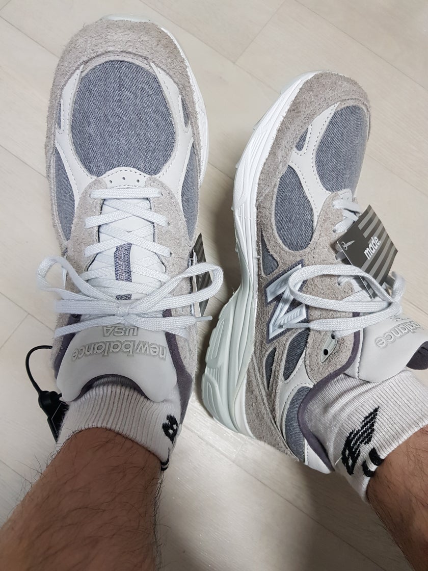 뉴발란스 x 리바이스 990v3 그레이 (리바이스 택) M990LV3 photo review