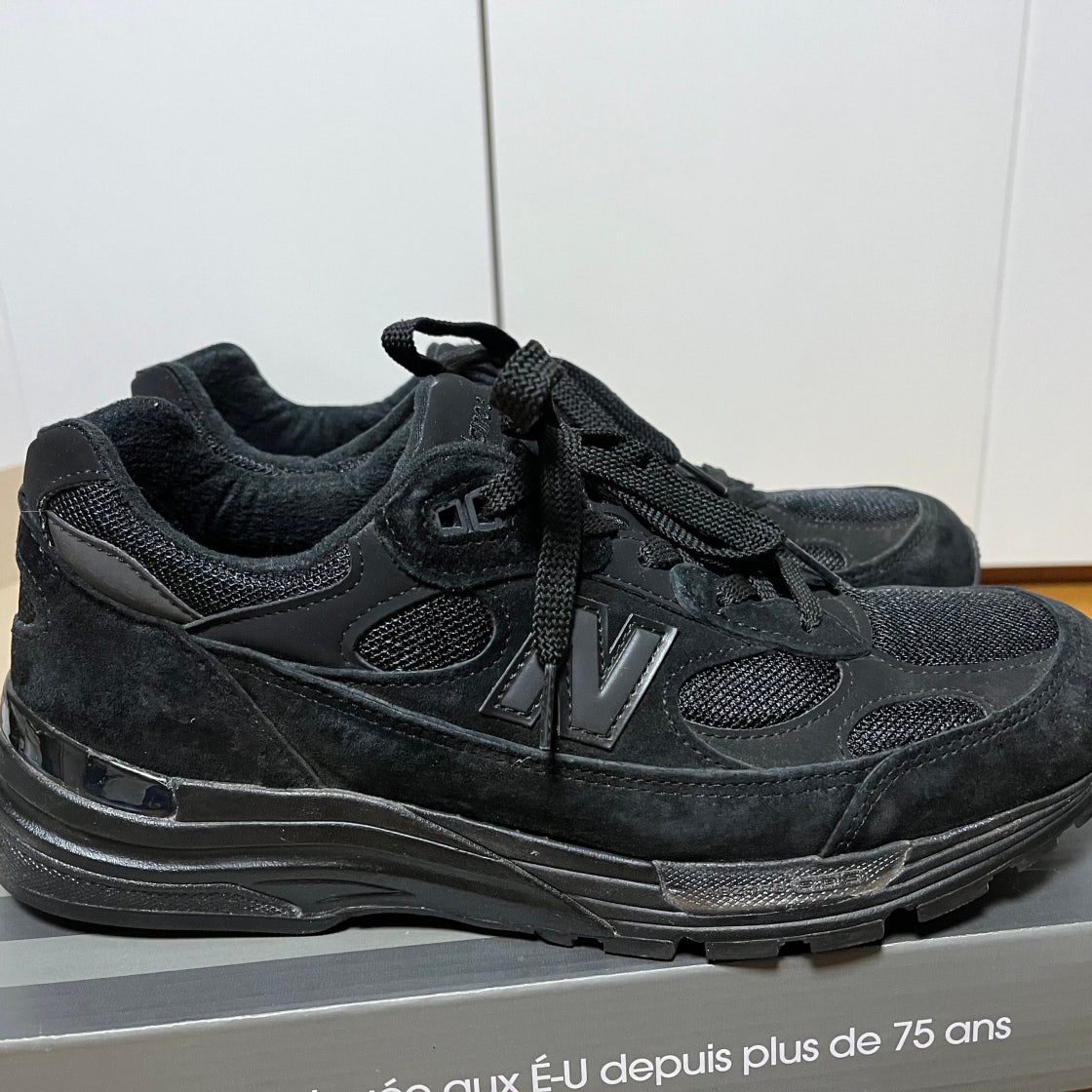 뉴발란스 992 메이드 인 USA 트리플 블랙 M992EA photo review