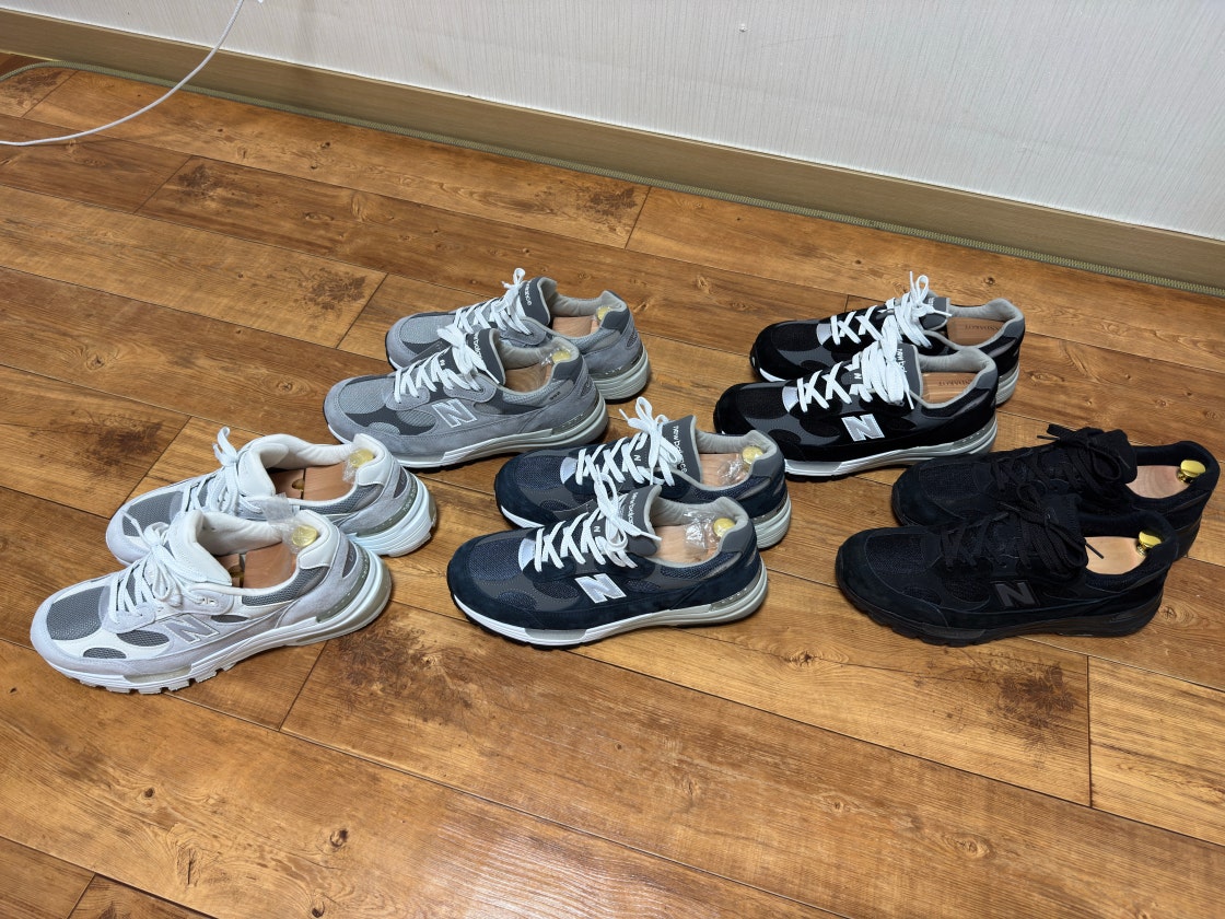 뉴발란스 992 메이드 인 USA 트리플 블랙 M992EA photo review