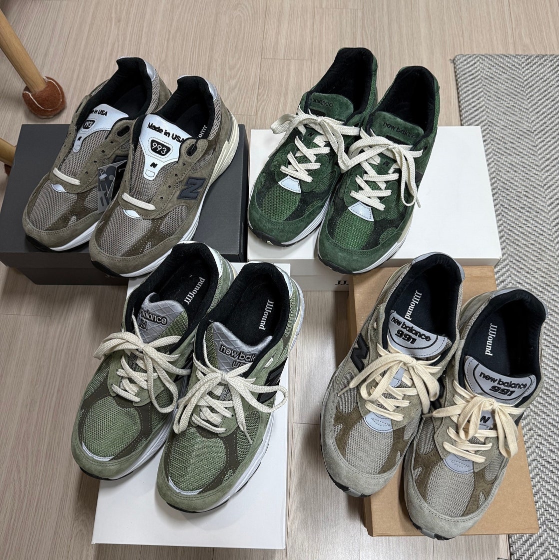 뉴발란스 x JJJ자운드 992 메이드 인 USA 모시 그린 M992JJ photo review